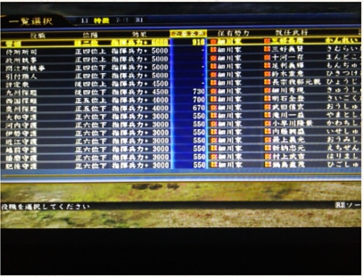 PS3信長の野望 天道をやってみた2